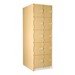 Medium Instrument Lockers w/ Solid Doors - 10 Compartments (12 1/4" W x 37 7/8" D x 15" H)
